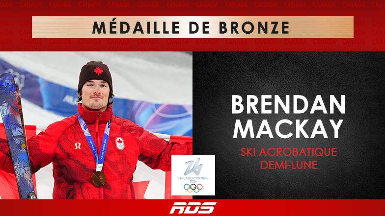 Médaille de bronze - Brendan Mackay