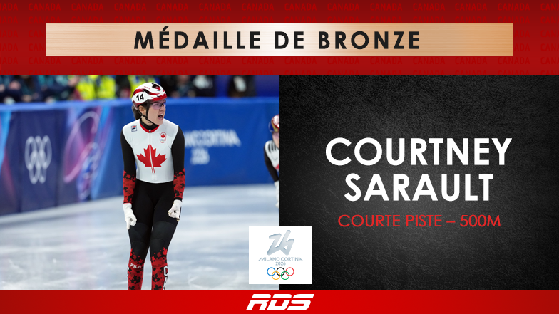 Médaille de bronze - Courtney Sarault