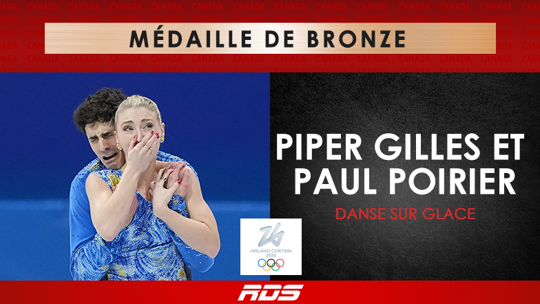 Médaille de bronze - Piper Gilles et Paul Poirier