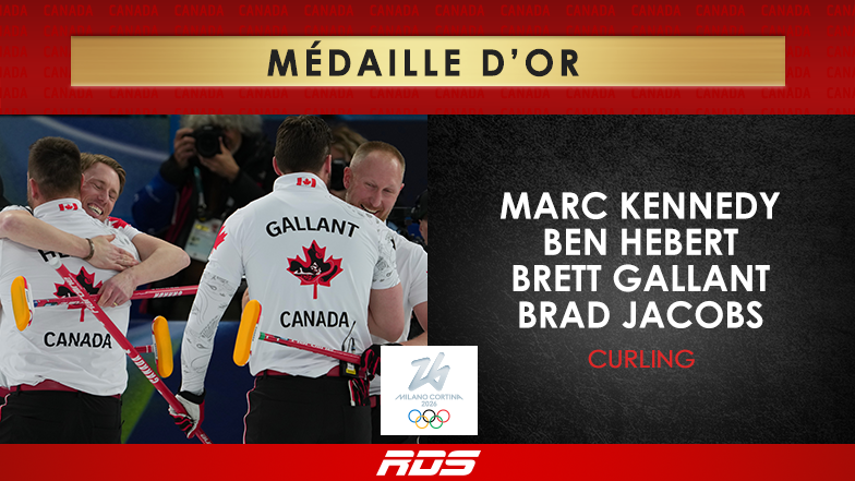 Médaille d'or - Curling masculin