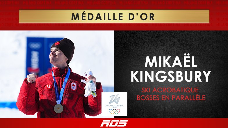Médaille d'or - Mikaël Kingsbury