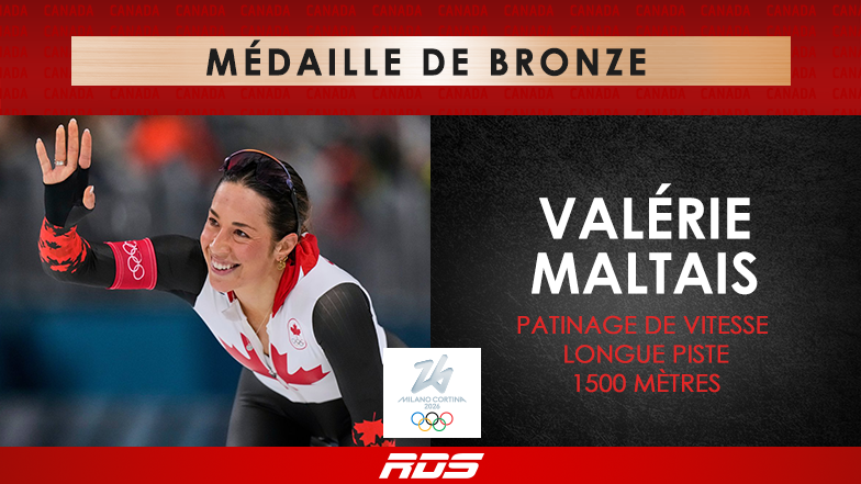 Médaille de bronze - Valérie Maltais