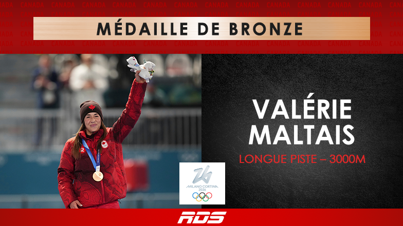Médaille de bronze - Valérie Maltais